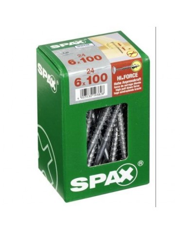 TORN. SPAX C/ARAN.TORX 6.0X100 WIROX C/24 UDS