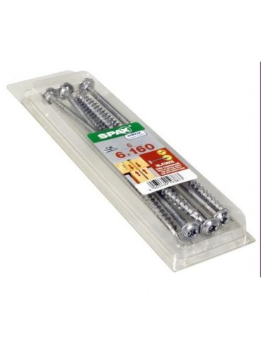 TORN. SPAX C/ARAN.TORX 6.0X160 WIROX C/6 UDS