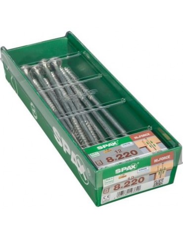 TORN. SPAX C/ARAN.TORX 8.0X220 WIROX C/12 UDS