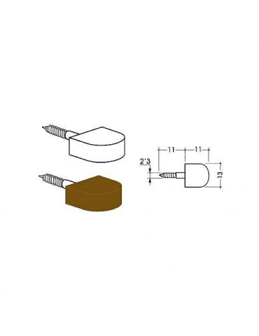 SOPORTE ESTANTE 10 BLANCO (CENT.)