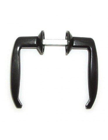 MANETA REGULABLE PAVONADO NEGRO CON TORNILLO 36