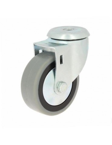 RUEDA CON SOPORTE ARO GOMA 60 75231