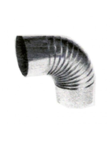 CODO RIZADO GALVANIZADO 110 MM.