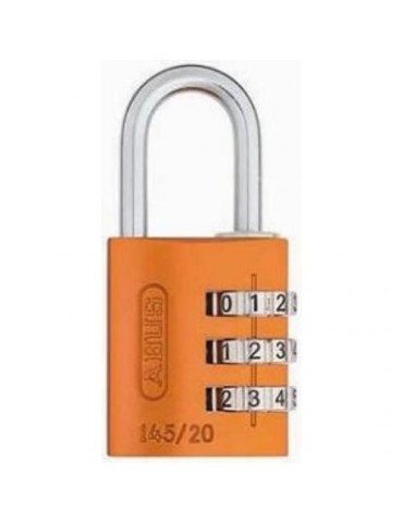 CANDADO COMBINACION NARANJA 20 MM. 145/20