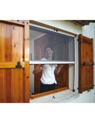 KIT MOSQUITERA ENROLLABLE VERTICAL 120X170 BLANCA