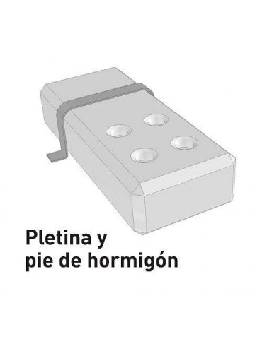 BASE DE HORMIGON PARA VALLA