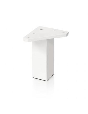 PATA MUEBLE CUADRADA ABS 40X100MM BLANCA 50013BL