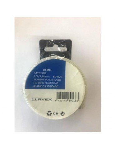 ALAMBRE PLASTIFICADO BLANCO 1,6/2,8 MMX25 M. 39071