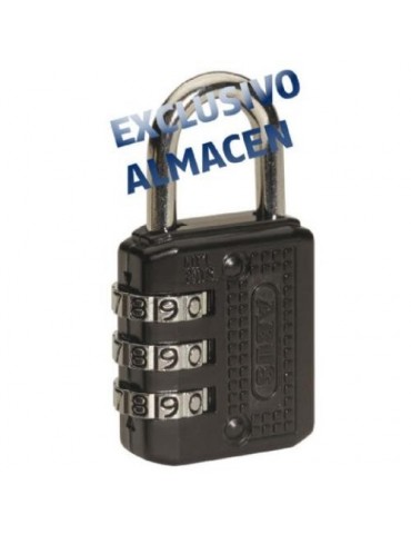 CANDADO COMBINACION 20 MM. NEGRO 715/20