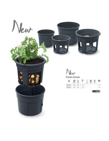 MACETA C/ESTRUCTURA PARA CULTIVAR TOMATES EN CASA