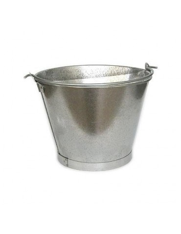 CUBO CONICO 10 L. GALVANIZADO 12