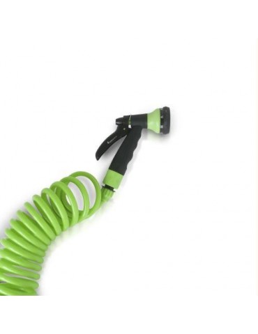 MANGUERA ESPIRAL EVA 15 M.+PISTOLA GREEN EXPERT