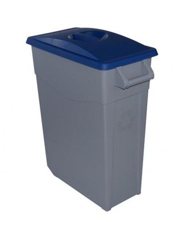 CONTENEDOR ZEUS 65 L. (TAPA CERRADA) AZUL