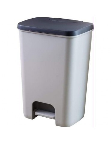 CUBO PEDAL BIN CIERRE PEDAL GRIS 25L. 248976