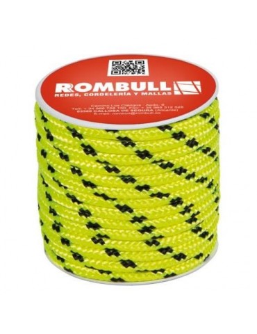 CUERDA CTA100 PES 08MM. 15M. AMARILLO FLUOR