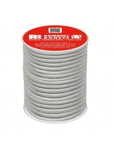 CUERDA ELASTICA PES 06MM 25M BLANCO 451410002244