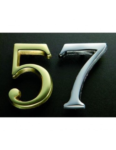 NUMERO LATON/50 NIQUEL SATINADO 6 E31006S