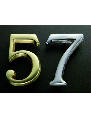NUMERO LATON/50 NIQUEL SATINADO 9 E31009S