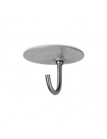 COLGADOR ADHESIVO INOX VERTICAL (BL.-2) 2176-1