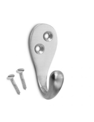 COLGADOR CLASICO LATON NIQUEL SATINADO 3760-7
