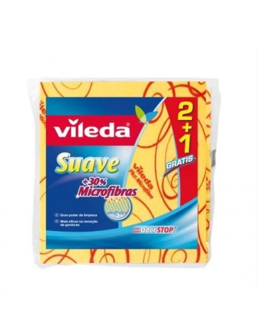 BAYETA SUAVE +30% MICROFIBRAS 2+1 142011