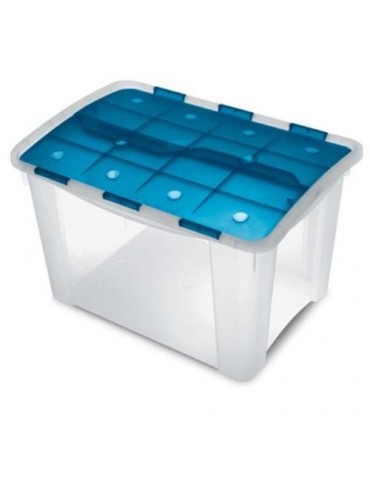CAJA ORDENACION HOME BOX 60 L. TRANS. AZUL 1001575