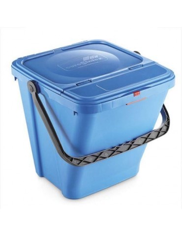CUBO ECOTOP 40L.NO VENTILADO C/ASA+COMPUERTA AZL.
