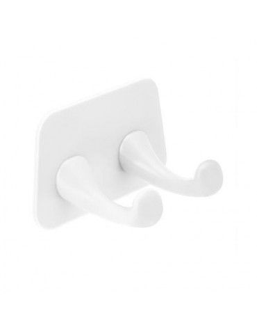 COLGADOR MULTIUSOS DOBLE GANCHO COMPACT GRIS CLAR