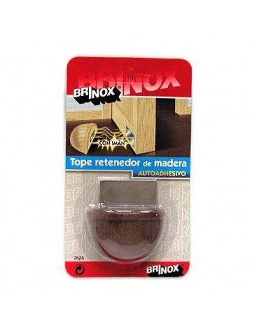 TOPE ACERO ADHESIVO MARRON (DISPLAY-1) 9004