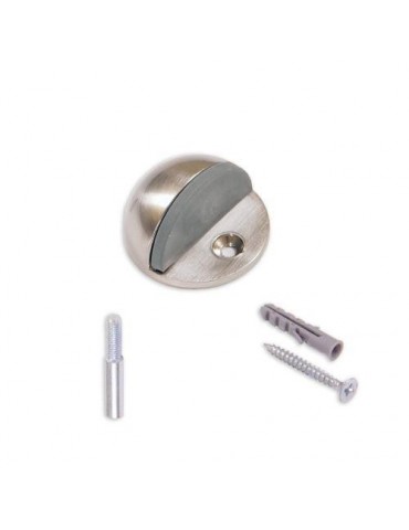 TOPE PUERTA C/PIVOTE Y TORNILLO CROMO MATE B90200F