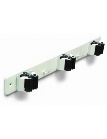 CUELGA ESCOBAS CON RODILLO BLANCO (DISPLAY-1) 7066