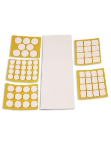 DESLIZADORES FIELTRO BLANCO SURTIDO 69 UD B62810B
