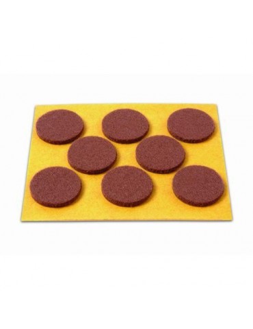 DESLIZADORES FIELTRO 25MM MARRON B70710M