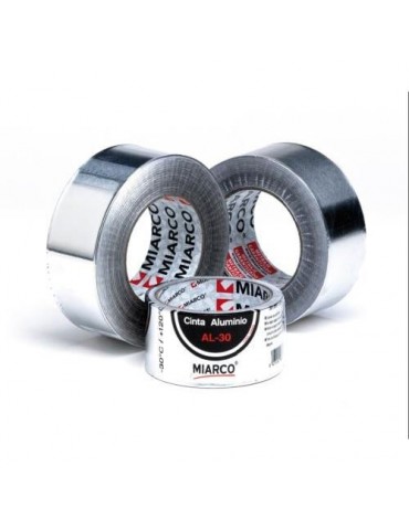 CINTA ALUMINIO AL-30 AC PLATA 25 MM. X50 M. 5050