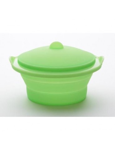 VAPORERA PLEGABLE VERDE SILICONA