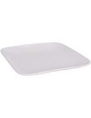 PLATO CUADRADO PORCELANA BLANCO 26CM Q81000070