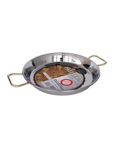 PAELLA VALENCIANA INOXIDABLE LA IDEAL 46 CM.