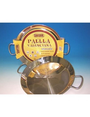 PAELLA VALENCIANA INOXIDABLE GUISON 36 CM.