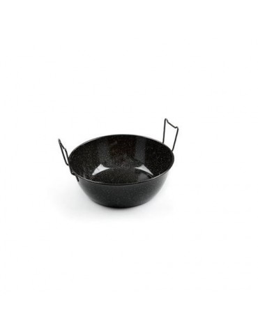 SARTEN ESMALTADA DOBLE HONDA CON ASAS 30CM. 20531