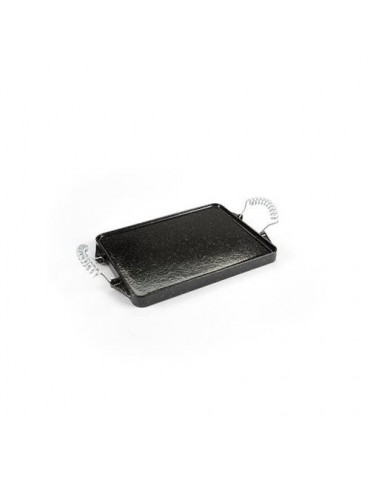 PLANCHA ASADO HIERRO FUNDIDO ESMALTADA 21X27 12021