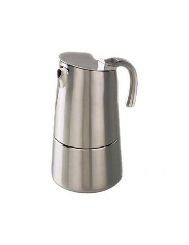 CAFETERA BELLA INOXIDABLE 2 TAZAS PARA TODO FUEGO