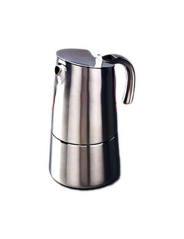 CAFETERA BELLA INOXIDABLE 6 TAZAS PARA TODO FUEGO