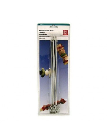 PINCHOS 30 CM. 6 UNIDADES INOXIDABLE 18/8 2126