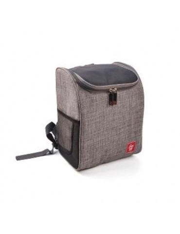 BOLSA NEVERA MOCHILA 10 L. GRIS JASPEADA