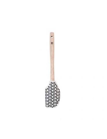 ESPATULA SILICONA C/ MANGO MADERA 30 CMS. BRISA