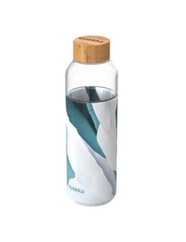 BOTELLA CRISTAL REDONDA CON FUNDA ICEBERG 660ML