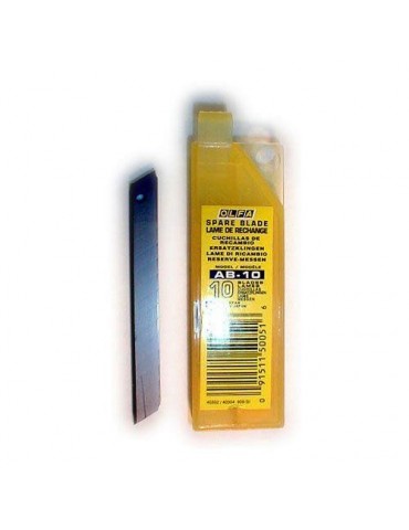 CUCHILLA 9X80 MM. (JUEGO 10) AB-10
