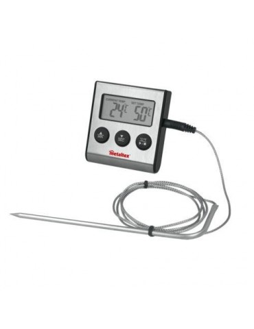 TERMOMETRO DIGITAL ASADOS CON SONDA Y MINUTERO