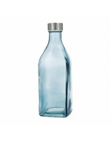 BOTELLA CUAD 1L TURQUESA HABITAT QD 7522104
