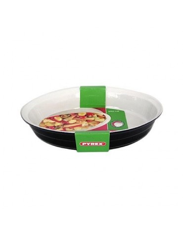 FUENTE OVAL PYREX34X23 CERAM AZUL/BALNCO